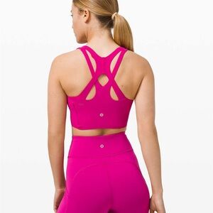 Lululemon Stash It Bra Medium Support B/C Cup in Ripened Raspberry